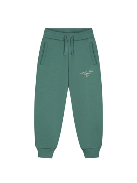 Croyez Croyez Mini Fraternité Sweatpants - Green/Off-White
