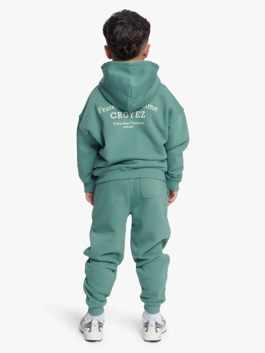 Croyez Croyez Mini Fraternité Long Combi-Set - Green/Off-White