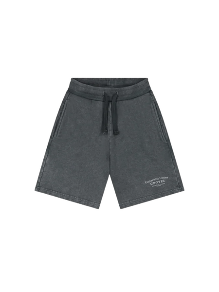 Croyez Croyez Mini Fraternité Shorts - Acid Wash/White