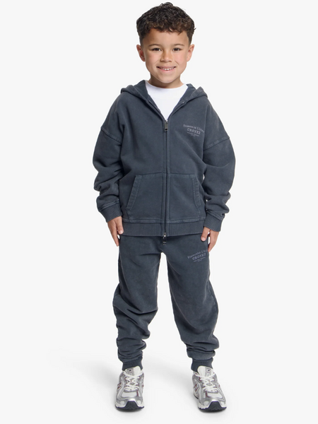 Croyez Mini Fraternité Long Combi-Set - Acid Wash/White