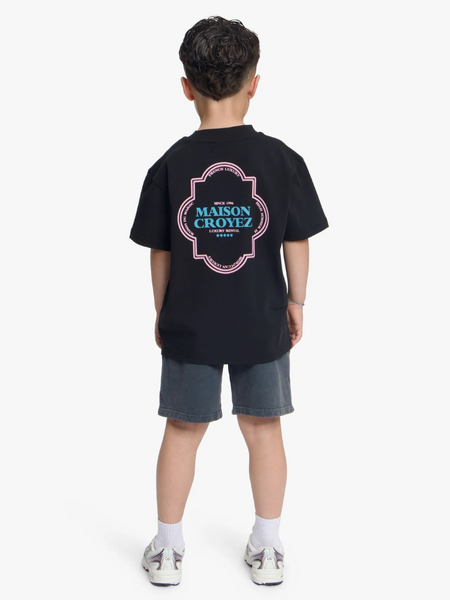 Croyez Mini Moroccan T-Shirt - Black/Pink