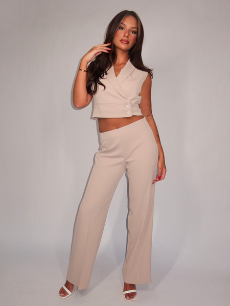 Rinascimento Rewi - Pantalone - Tortora Beige