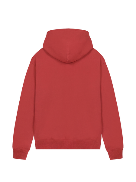 Croyez Croyez Etiquette Zip Hoodie - Red