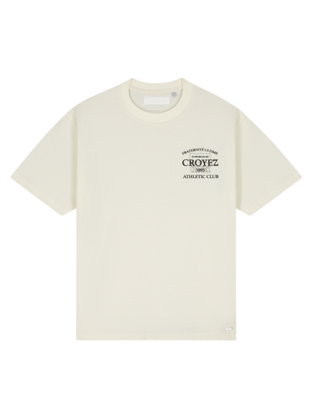 Croyez Croyez Overlay Fraternite T-Shirt - Off-White
