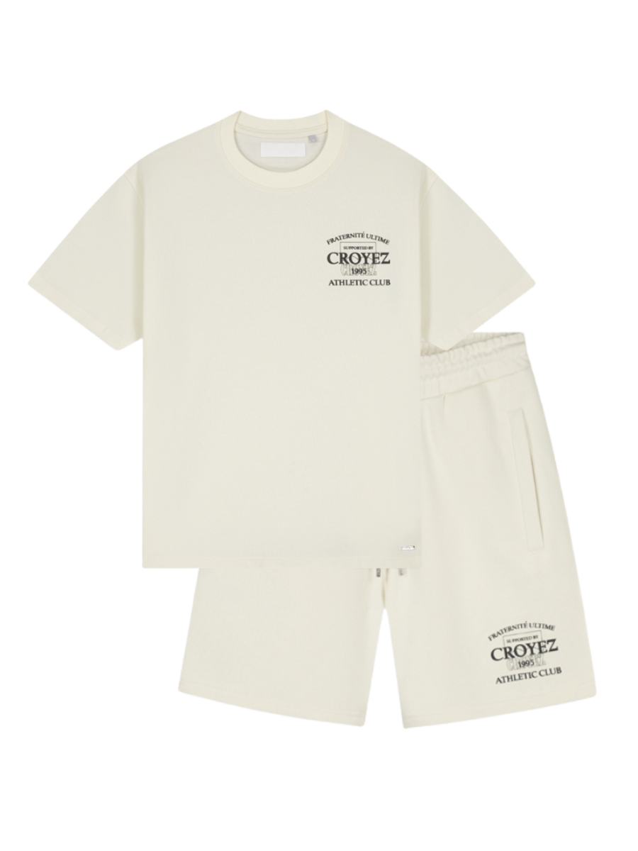 Croyez Croyez Overlay Fraternite Combi-Set - Off White