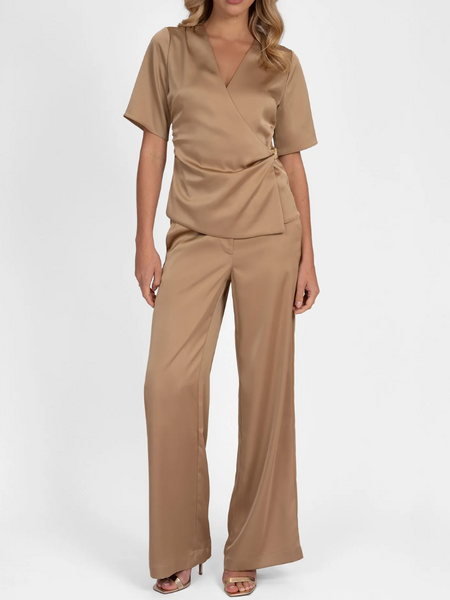 Nikkie Ribe Pants - Tanin