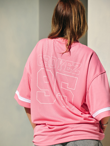 Croyez Croyez Women Mesh Jersey - Pink