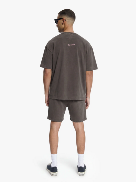 Croyez Contour De La Fleur T-Shirt - Washed Brown Croyez Croyez Contour De La Fleur T-Shirt - Washed Brown