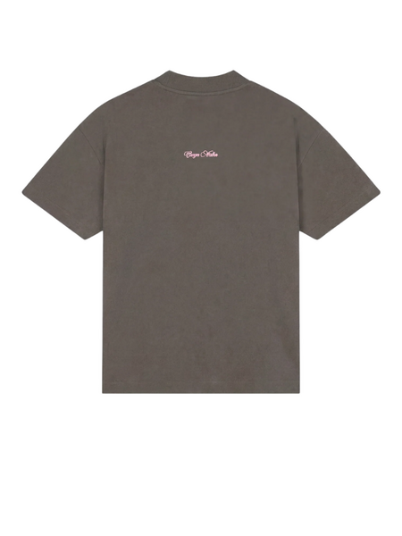 Croyez Contour De La Fleur T-Shirt - Washed Brown Croyez Croyez Contour De La Fleur T-Shirt - Washed Brown