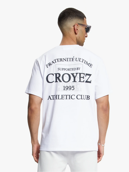 Croyez Overlay Fraternite T-Shirt - White