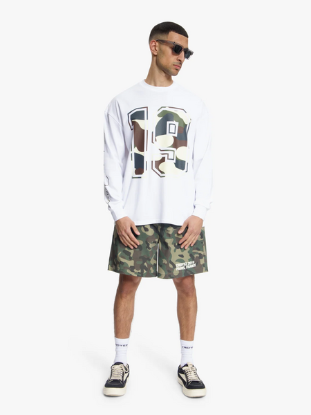 Croyez Croyez Camo Longsleeve - White