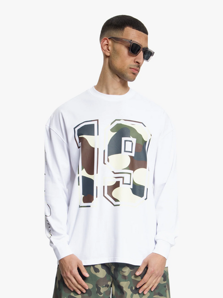Croyez Camo Longsleeve - White