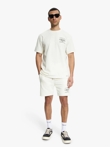 Croyez Croyez Overlay Fraternite T-Shirt - Off-White