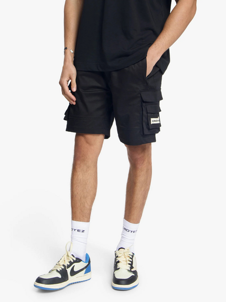 Croyez Classic Cargo Shorts - Black