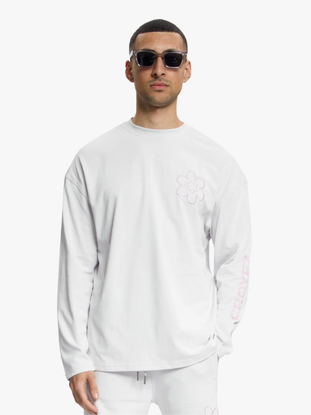 Croyez Contour De La Fleur Longsleeve - Light Grey