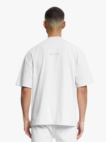 Croyez Croyez Contour De La Fleur T-Shirt - Light Grey