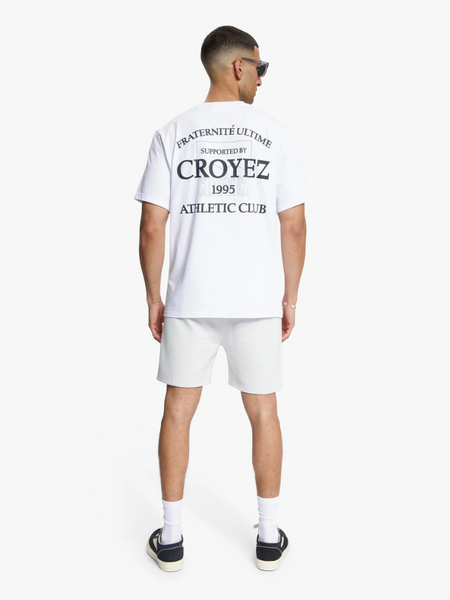 Croyez Croyez Overlay Fraternite Shorts - Light Grey