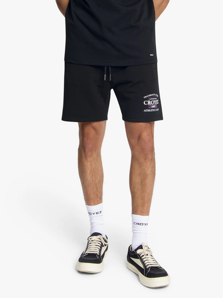Croyez Overlay Fraternite Shorts - Black