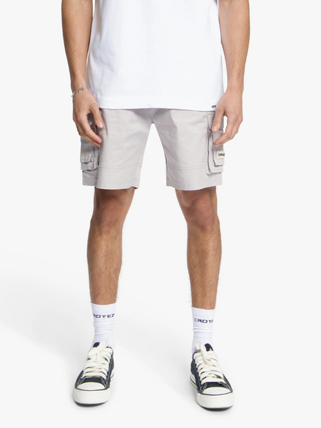 Croyez Classic Cargo Shorts - Light Grey