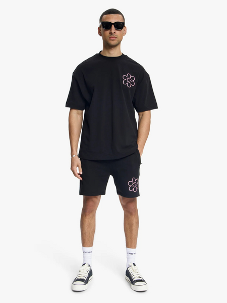 Croyez Contour De La Fleur T-Shirt - Black Croyez Croyez Contour De La Fleur T-Shirt - Black