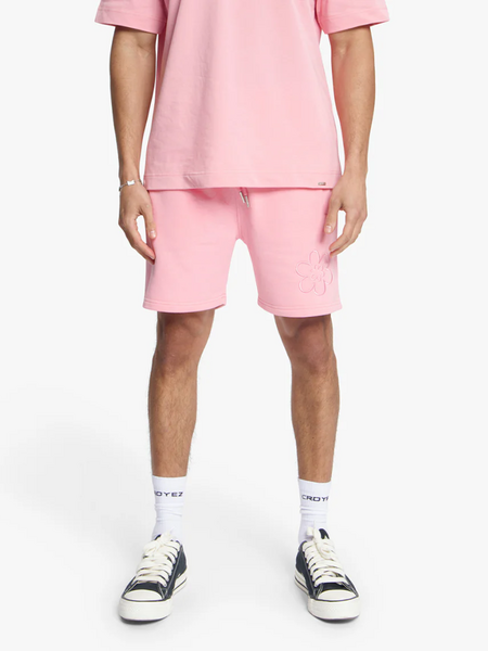 Croyez Contour De La Fleur Shorts - Pink
