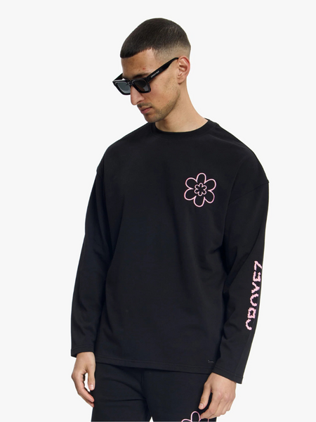 Croyez Contour De La Fleur Longsleeve - Black