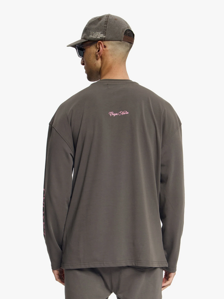 Croyez Contour De La Fleur Longsleeve - Washed Brown Croyez Croyez Contour De La Fleur Longsleeve - Washed Brown