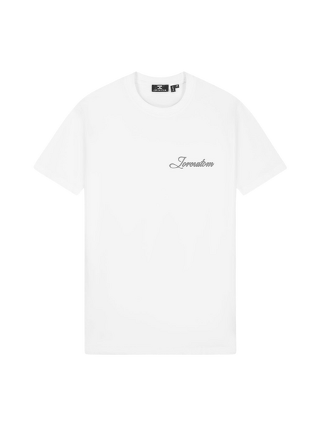 JorCustom JorCustom Stitched Slim Fit T-Shirt - White