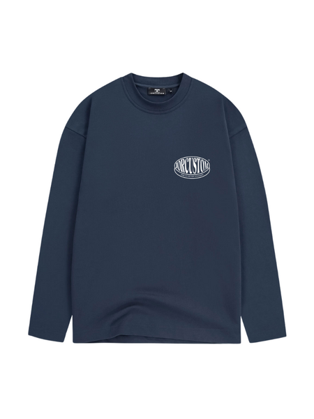 JorCustom JorCustom Stretched Longsleeve T-Shirt - Midnight Blue