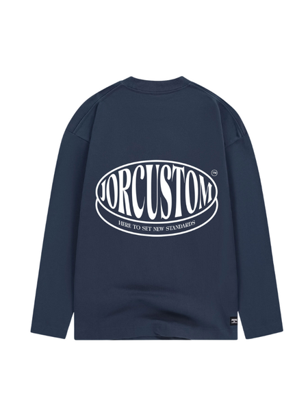 JorCustom Stretched Longsleeve T-Shirt - Midnight Blue
