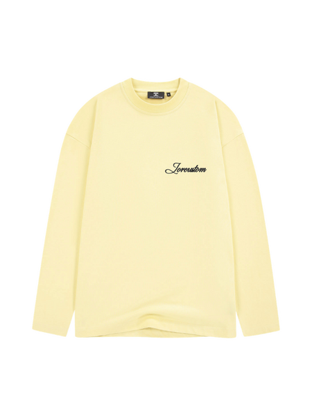 JorCustom JorCustom Stitched Longsleeve T-Shirt - VintageYellow