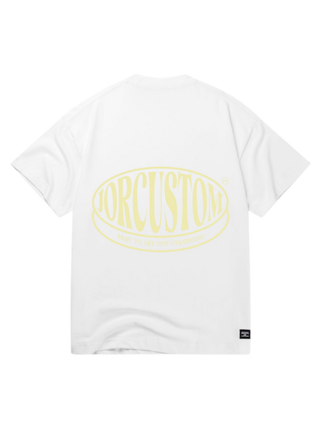 JorCustom Stretched Loose Fit T-Shirt - White