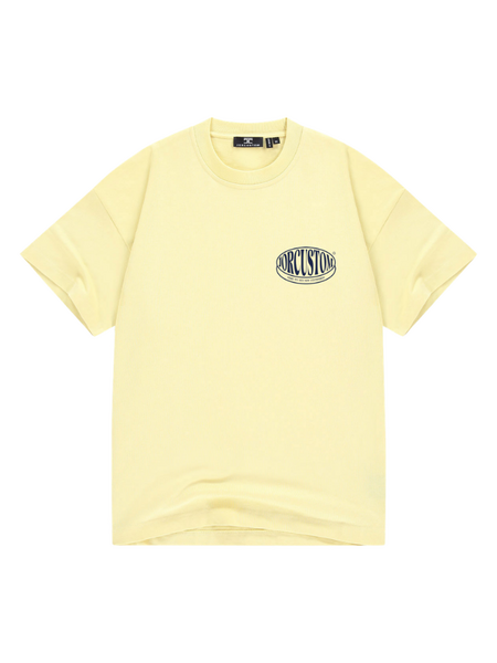 JorCustom JorCustom Stretched Loose Fit T-Shirt - VintageYellow