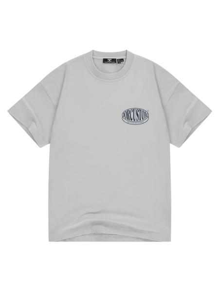 JorCustom JorCustom Stretched Loose Fit T-Shirt - Light Grey