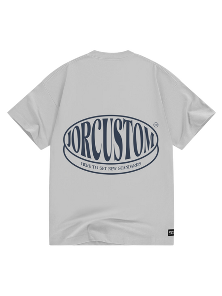 JorCustom Stretched Loose Fit T-Shirt - Light Grey