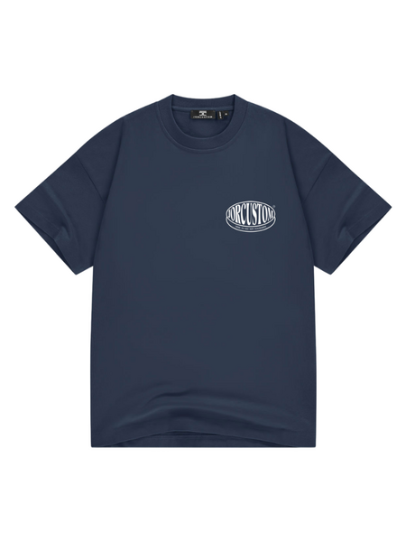 JorCustom JorCustom Stretched Loose Fit T-Shirt - Midnight Blue