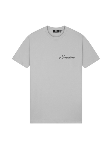 JorCustom JorCustom Stitched Slim Fit T-Shirt - Light Grey
