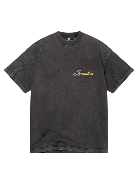 JorCustom JorCustom Stitched Loose Fit T-Shirt - Acid Grey