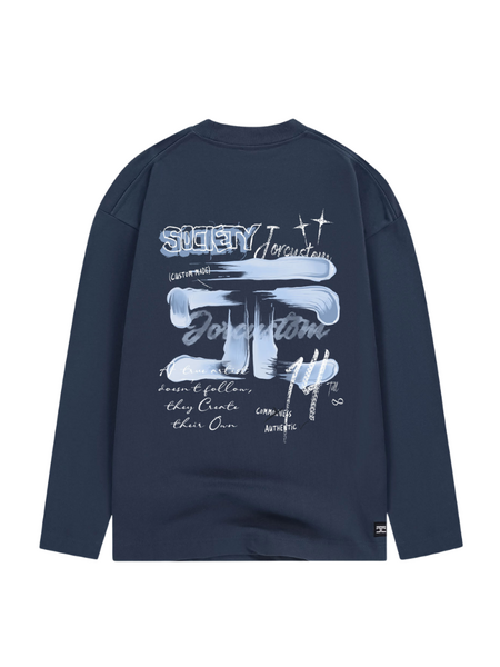 JorCustom JorCustom Artist2.0 Longsleeve T-Shirt - Midnight Blue