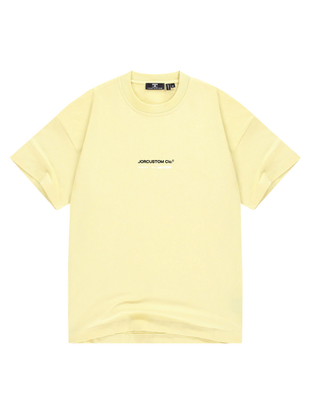 JorCustom JorCustom PoetryInMotion Loose Fit T-Shirt - VintageYellow