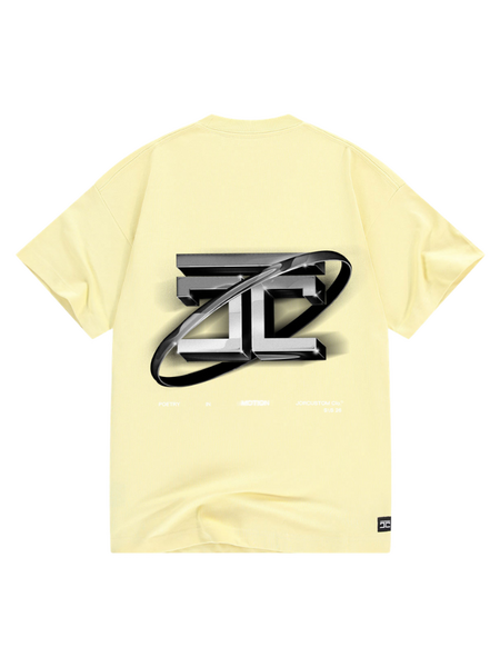 JorCustom JorCustom PoetryInMotion Loose Fit T-Shirt - VintageYellow
