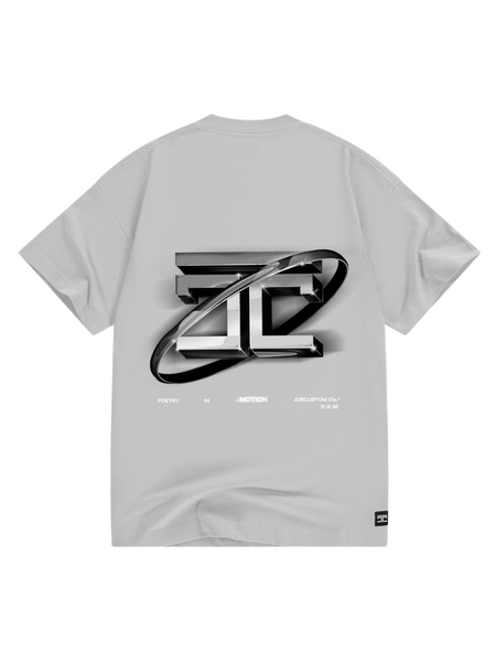 JorCustom PoetryInMotion Loose Fit T-Shirt - Light Grey