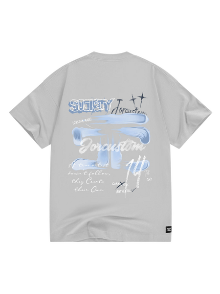 JorCustom JorCustom Artist2.0 Loose Fit T-Shirt - Light Grey