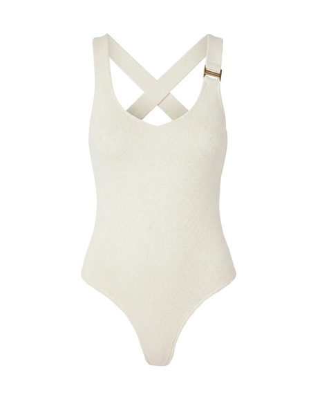 Malelions Malelions Women Cross Back Bouclé B - Off-White