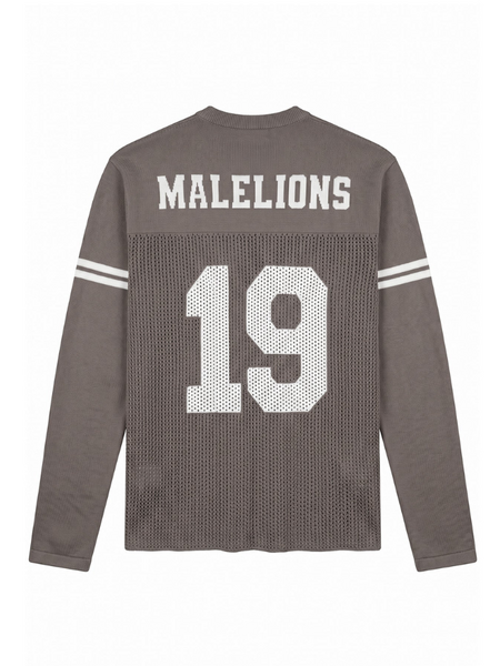 Malelions Malelions Women Knitted Football Jersey - Taupe