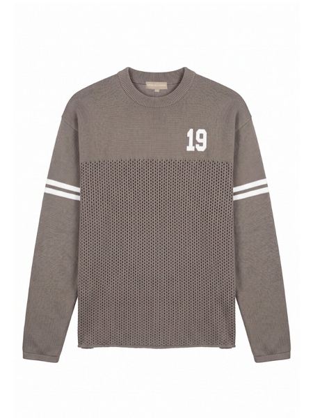 Malelions Malelions Women Knitted Football Jersey - Taupe