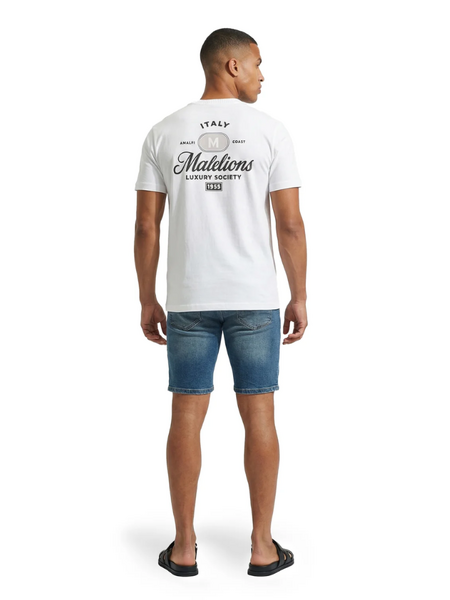Malelions Malelions Washed Denim Shorts - Light Blue