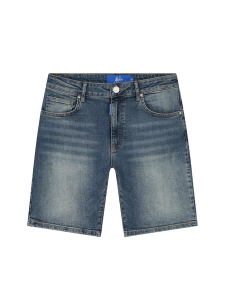 Malelions Malelions Washed Denim Shorts - Light Blue