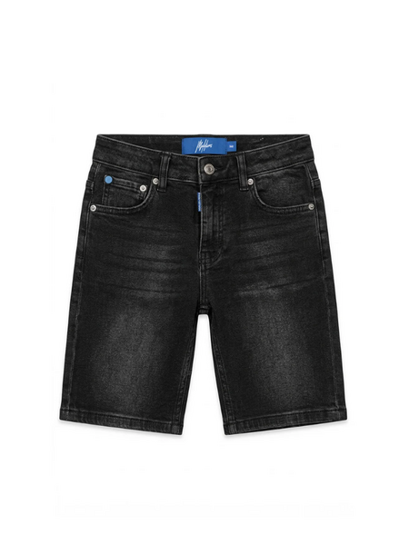 Malelions Malelions Washed Denim Shorts - Black