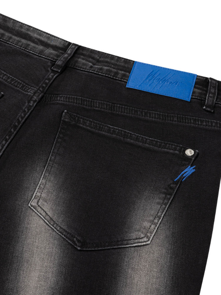 Malelions Malelions Slim Regular Jeans - Black Washed